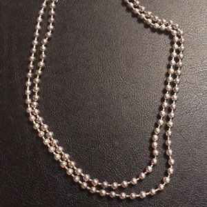 India Sterling silver beaded necklace 26.6